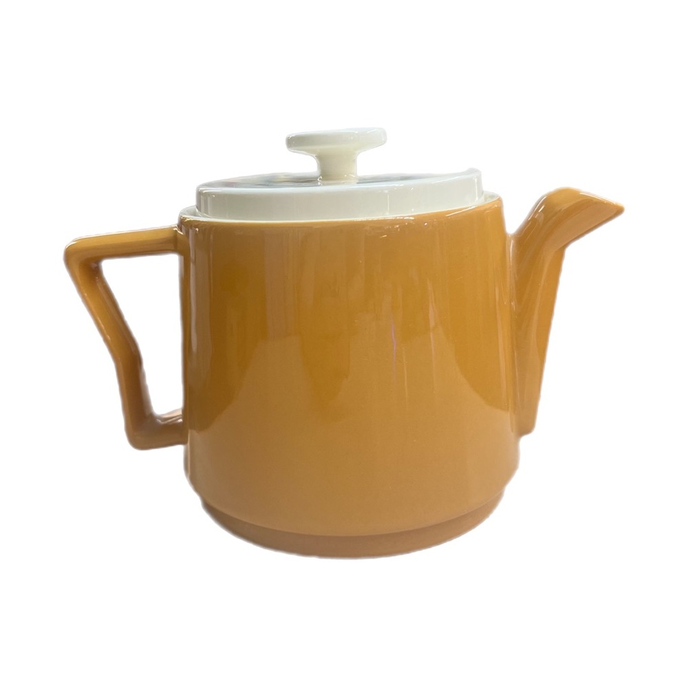 Homer Laughlin MCM ‘Morocco’ Teapot in Butterscotch